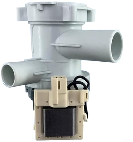 Ablaufpumpe Motor 30W für Bosch und für SIEMENS Waschmaschine, Kompatibel mit IQ-Serie WM12S3600W, Ersatzteil für Entwässerung(Large)