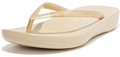 Fitflop Iqushion ergonomiska flipflops, damdusch- och badskor, guld (guld 010), 39 EU (6 UK), Guld, 39 EU