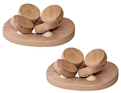 SudoreWell Lot de 2 appuie-tête pour sauna avec repose-tête à 4 points en bois de cèdre rouge