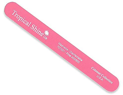 File Fine Extra Fine - 400-600 Pink by Tropical Shine for Women - 1 Pc File