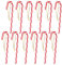 Annhao 12 Pièces Sucre d'orge pour Sapin, Rouge et Blanc Arbre de Noël Candy Cane de Bonbons de Fête Décorations