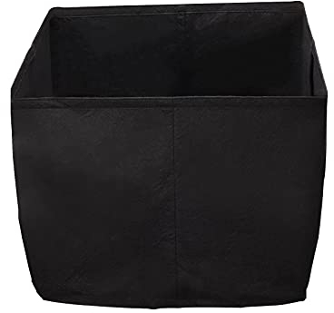 Goosacyon Hochbeet, 60 x 60 cm, geteiltes Gemüsebeet, Filz, Pflanzbeutel, rechteckig, für Pflanzen, Blumen, Obst, Kräuter, Gemüse