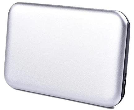 Disque dur externe en métal 1 To/500 Go/250 Go/80 Go, 2,5 USB 3.0 de sauvegarde portable, adapté pour PC, ordinateur portable, PS4, Xbox One, Smart TV (500 Go, argent)