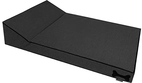 FORTISLINE Hundebett Hundematte extrastark Everest robust und wasserfest (120x80x9cm, Grau)