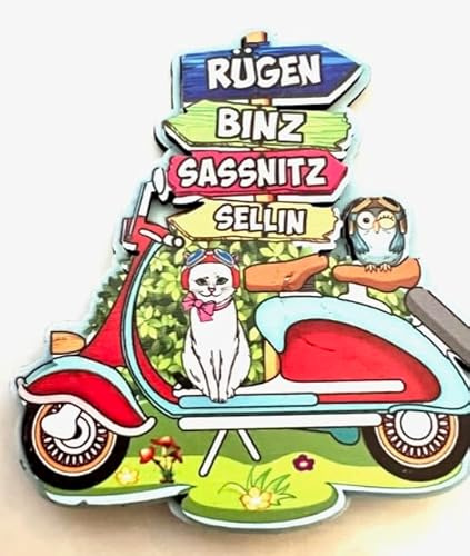 Rügen Magnet Ostsee Souvenir Rügen fridge magnet Rügen Geschenk Rügen Holiday Rügen Reise 150823