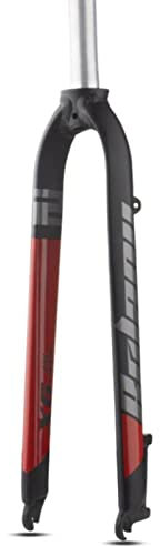 ZECHAO Mountainbike Harte Gabel,Ultraleicht 800g Aluminiumlegierung 26/27,5/29in 9mm Schnellspanner Scheibenbremse for Fahrradzubehör Fahrrad Federgabel (Color : Red, Size : 26inch)