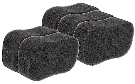 BUGUUYO 5pcs Horse Bathing Sponges Large Sponge Cleaning Tools for Horses and Livestock for Washing and Dirt Removal Black