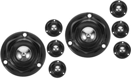 GLEAVI 8stücke Selbstklebende Lenkrollen Flexible Drehbare Möbelräder Für Aufbewahrungsboxen Und Mülleimer Leise Und Robust Einfache Bohren Für