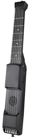 CHOYUE 7 tasti chitarra elettrica intelligente silenziosa pratica accordatore digitale metronomo funzione tasca portatile folk MIDI chitarra multifunzionale con capotasto digitale per principianti via