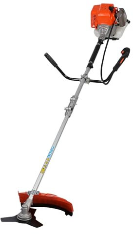 gihusrzx Desbrozador de malezas de gas 2 en 1, cortasetos de gasolina multifuncional de 2 tiempos de 52 cc, cortador de cepillo para motosierra con mango de plástico y correa para el hombro incluidos,