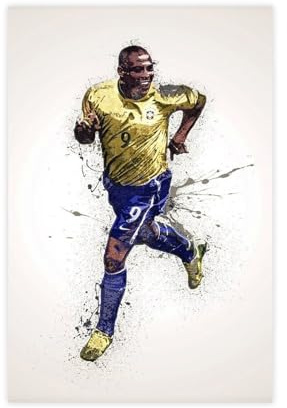 efhavce Ronaldo R9 Poster, Leinwand, Poster, Schlafzimmer, Dekoration, Landschaft, Büro, Raumdekoration, Geschenk, 20 x 30 cm