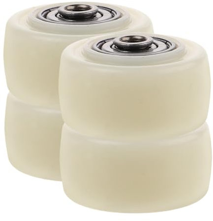 Angoily 4pezzi Ruote Girevoli Silenziose Ruote Per Carichi Pesanti Per Mobili e Apparecchiature Manovrabili e Resistenti Per Trasporto Facile e Veloce