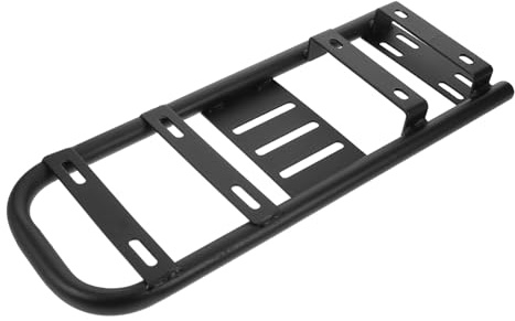 PENIKOKO Electric Bike Rear Rack Extender Heavy-duty Iron Motorcycle Luggage Carrier Detachable Frame for Travel and Cargo Support