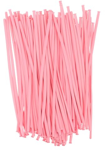 LALADEFIEE 100 Globos Largos de Látex Moldeables para Modelado, Ideales para Decoración de Fiestas, Cumpleaños, Navidad y Bodas