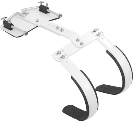 TOYZFRIENDY Verstellbarer Snare Drum Tragegestell Gepolstertem Schultergurt Weiß Langlebiger Marsch trommelhalter Einfach zu Montieren Ersatz für Marschtrommeln