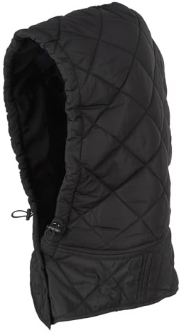 Aisi Women Winter Windproof Down Hood Hat Hooded Scarf Hat Warm Balaclava Skull Cap Beanie Hat Black