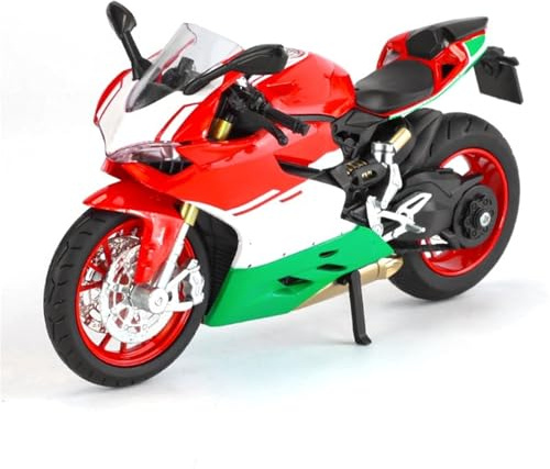 För 1199 Panigale Motorcykelmodell Leksaksfordon Samling Terrängmotorcykel Leksaks 1/12