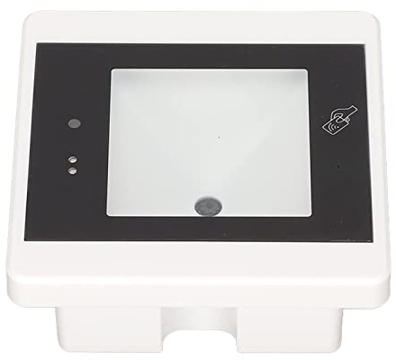 KIMISS QR Streckkodsläsare Multipurpose Desktop 1D 2D QR Streckkodskontrollkort Skanner IC ID-läsare Hög Prestanda Omskriven (R35C vit)