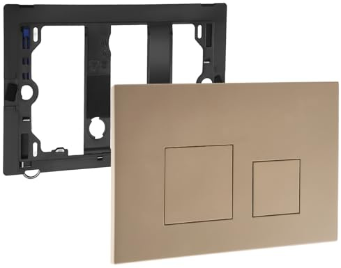 Plaque de Commande WC suspendu, Compatible Geberit Sigma 20, UP300 & UP320, avec Système Double Chasse, Silencieuse, Durable et économe en Eau