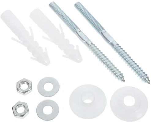 FOMIYES Kit di Montaggio per Lavabo Sospeso Viti in Acciaio Inossidabile e Gomma, Fissaggio Sicuro e Installazione Facile per Lavandino da Bagno Minimalista