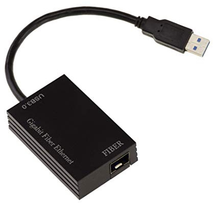 KALEA-INFORMATIQUE USB-3.0-zu-LC-SFP-Faser-Kabel 1G GIGABIT Ethernet mit Realtek RTL8153 Chipsatz.
