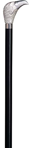 Designer Gehstock Gehhilfe Frackstock ADLER mit Silberknauf