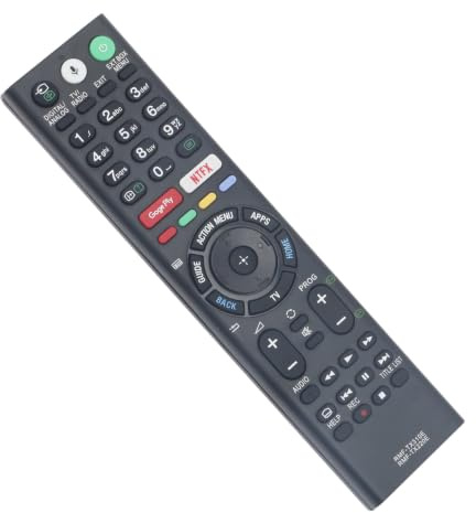 RMF-TX310E RMF-TX220E Voice Remote Control Fit for Sony KDL-43WF804 | FW-55XE8001 KD-43XE8099 KD-43XF8588 KD-43XE8396 LED 4K HDR Ultra HD Smart Android TV Commander