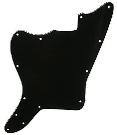 Passend für Japan Jazzmaster Lefthanded Style Guitar Pickguard (3-lagig, schwarz)