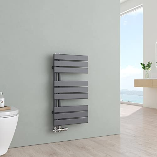 S'AFIELINA Badheizkörper 762x400mm 360W Anthrazit, Handtuchheizkörper