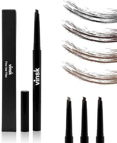 UNISEX Fine Hair Filler 2-in-1 Produkt - Bartfüller & Augenbrauenstift Ideal zum Füllen von Lücken im Bart oder der Augenbrauen