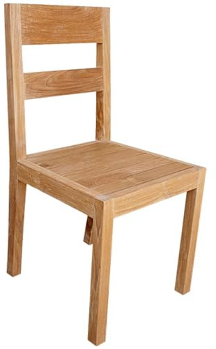 Teako Design Küchenstuhl Vittaryd, Pflegeleichter Stuhl, Massivholz Holzstuhl Teak, FLEGT-Lizenziertes Teakholz, Pflegeleicht, Nachhaltige Möbel Küche, Esszimmermöbel