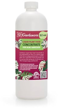 Gardenera Plant Growth Superfood for ALBO VARIEGATA with Vitamins & Minerals - Organic Plant Food Fertilizer - Micro-Fungi and Bio-Organisms for Albo Variegata Plant Care & Growth Enhancement - 32oz
