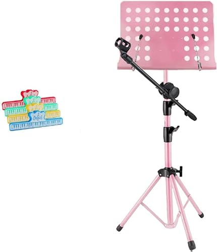 Soporte for partituras de doble uso Soporte for libros de escritorio con bolsa de transporte portátil Clip for carpeta de partituras Soporte for proyector Soporte for tableta y libro Soporte for músic