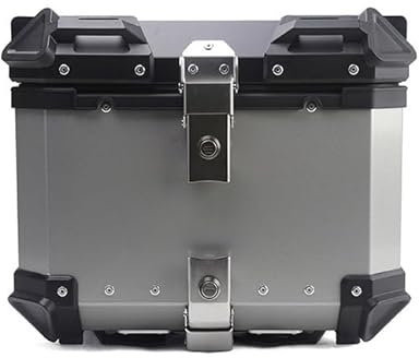 POIBNZ Motorrad Topcase für Honda NT1100 NT1100 Nt1100 NT 1100, Multifunktionale Wasserdicht Tragbares Motorradkoffer, Motorrad Reise Aufbewahrungsbox Sicher und Langlebig,36L-Silver