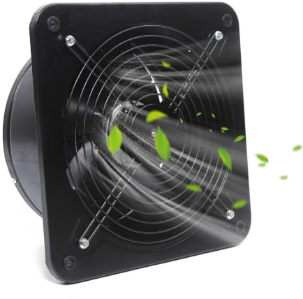 QUIOTUIR 150 W Wandventilator, Abluftventilator, 300 Mm, Schnelle Windgeschwindigkeit, 2850 M³/h, Leiser Wandventilator, Geschwindigkeit 2600 U/min