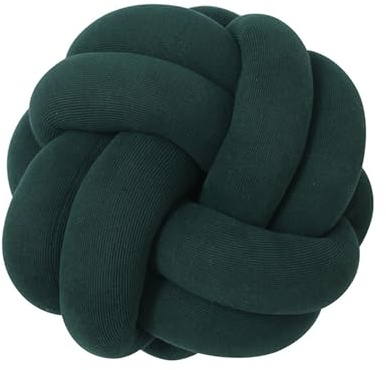 GYWZTJ Throw Pillows for Sofa, Knot Ball Pillow, Knot Cushion Large, Knotted Ball Throw Pillow Ultra Soft Companionship Decorative Hand-woven for Home, Bedroom, Sofa, 28 × 28cm (Green)