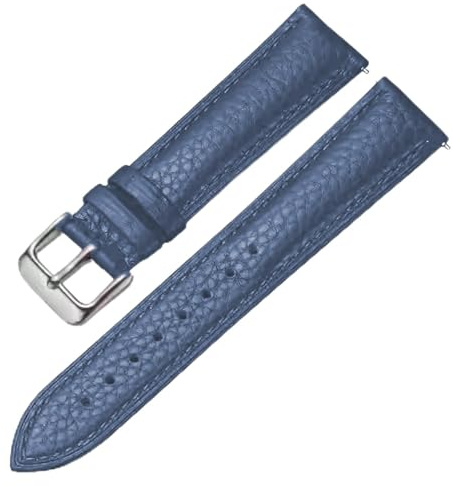 Aoeiwv Uhrenarmbänder Echtes Leder Schnellverschluss Armband Handnähte Textur gepolstert Lederband 12mm 13mm 14mm 15mm 16mm 17mm 18mm 19mm 20mm 21mm 22mm 23mm 24mm Ersatzband für Damen Herren