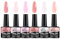 8-in-1 Builder Gel for Nails, 6 Colors Nude Pink Builder Nail Gel, Hard Gel Builder Nail Extension Gel in a Bottle for Nail Starter, Nail Strengthener for Thin Nails and Growth Gel