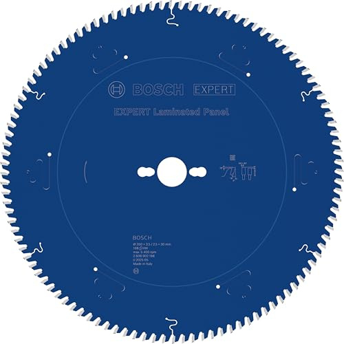 Bosch 1x EXPERT Laminated Panel Corded cirkelsågklinga för bordscirkelsåg (för Laminat, Ø mm, Professional Tillbehör Nätdriven bordscirkelsåg, Stationär bordssåg)