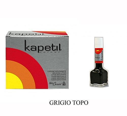 HELEN SEWARD KAPETIL LOZIONE COLORANTE RIFLESSANTE GRIGIO TOPO | 24 FIALE DA 15ML
