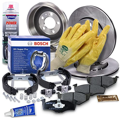 BESTPRICE ATP Bremsenset inkl. Bremsscheiben vorne Ø 239 mm Belüftet + | Kompatibel mit: VW FOX Schrägheck, POLO