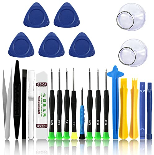 YUTOU 25 in 1 Profi Reparatur Werkzeug Set, 25-in-1 Profi Präzisions Handy Reparatur Werkzeug Set, Reparatur Werkzeug Set Feinmechaniker Schraubendreher für Handy zum Smartphones Laptops Tablets PC