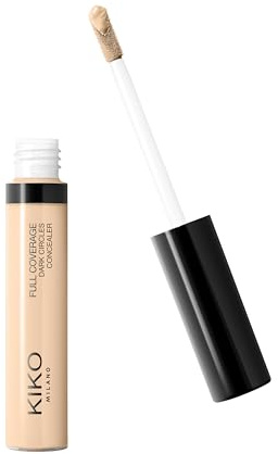 KIKO Milano Full Coverage Dark Circles Concealer 14, Correcteur Liquide Haute Couvrance Pour Le Contour Des Yeux Et Le Visage