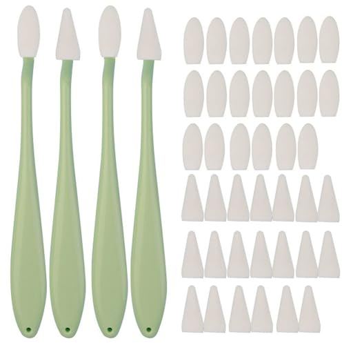 Haojiaho Set di 4 Sfumino per Disegno, Blending Stump, Spugnette Cancellabili, 2 Tipi di Testine, 40 Salviette di Ricambio, Tortillons per Evidenziare, Ombreggiare, Dettagliare e Correggere i Disegni