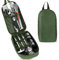 E EASTSTORM Pacchetto Utensili Set da Cucina da Campeggio,Campeggio Accessori Utili Adatto per Pentole Stoviglie Campeggio,Leggero,Impermeabile e Facile da Riporre,Adatto per l'escursionismo