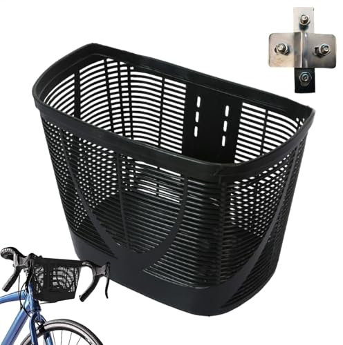 Cesta de movilidad para patinete | Cesta delantera | Cesta de bicicletas para adultos | Cesta de almacenamiento para manillar delantero | Cesta delantera desmontable, fácil montaje y portabilidad para