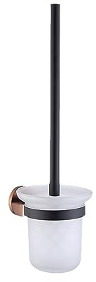 Juego de accesorios de baño de acero inoxidable negro mate, soporte para toallero, soporte para rollo de papel higiénico y soporte para escobilla de inodoro