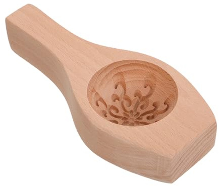 UTHCLO Moule Bois Pour Pâtisseries Artisanales Forme De Fleur Facile à Utiliser Pour Raviolis Buns Vapeur Et Biscuits Outil Multifonction Pour Desserts Chinois Traditionnels