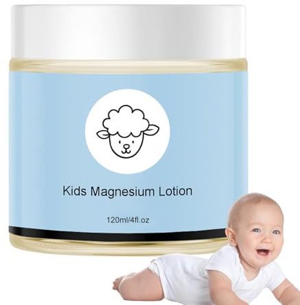Crema de magnesio para niños | Loción de magnesio para el sueño de los niños | corporal hidratante para niños y niñas, calmante antes de acostarse y durante el día