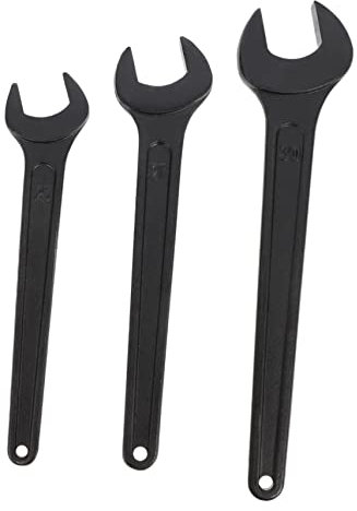 VILLCASE 3piezas Llave De Boca De Acero y Metal Unidades Llave Inglesa Multifuncional Sola Cabeza Para Herramientas Manuales